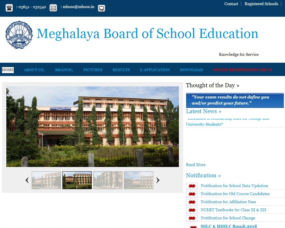 Meghalaya Board Class 10th Result 2019
