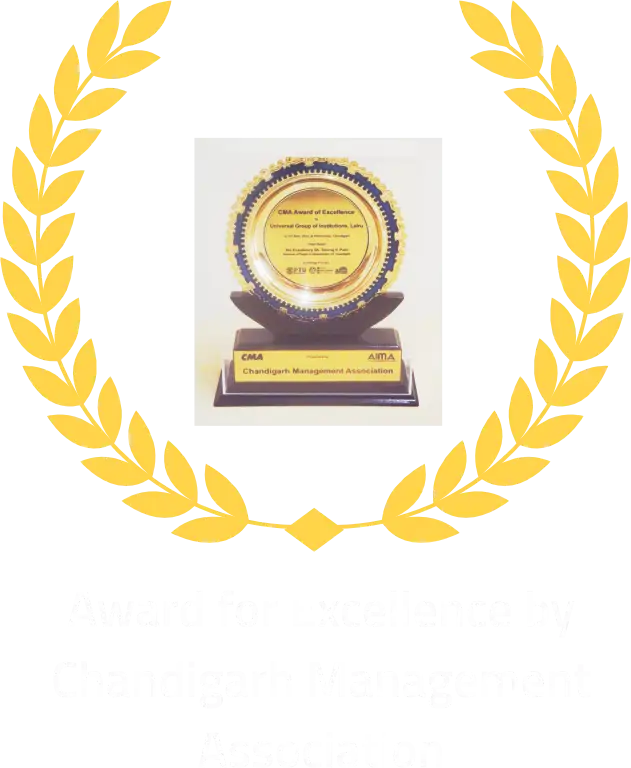 Award for Excellence by Chandigarh Management Association